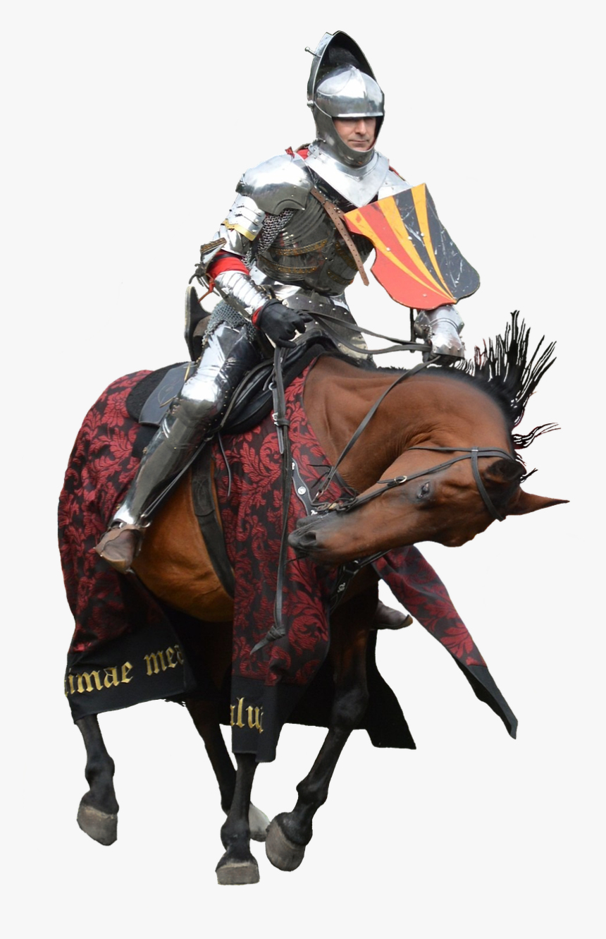 Horse Knight Armor - Knight On Horse Transparent, HD Png Download, Free Download