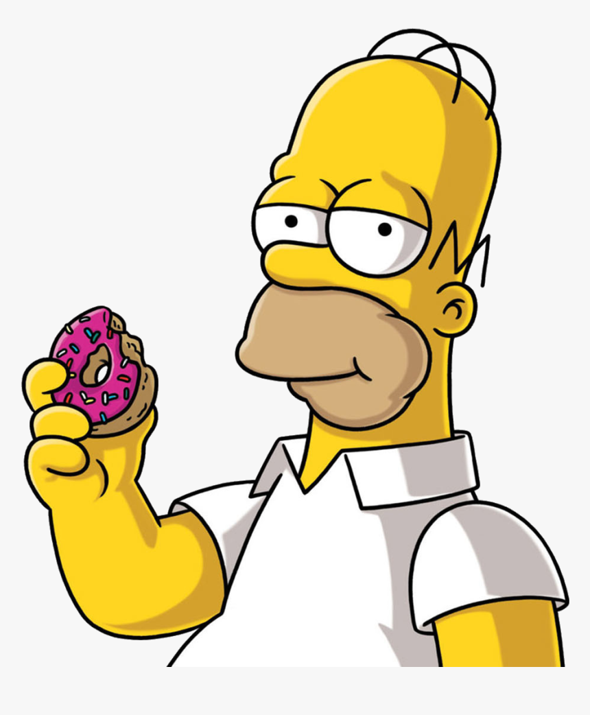 Donuts Clipart Simson - Png Homer Simpson Donuts, Transparent Png, Free Download