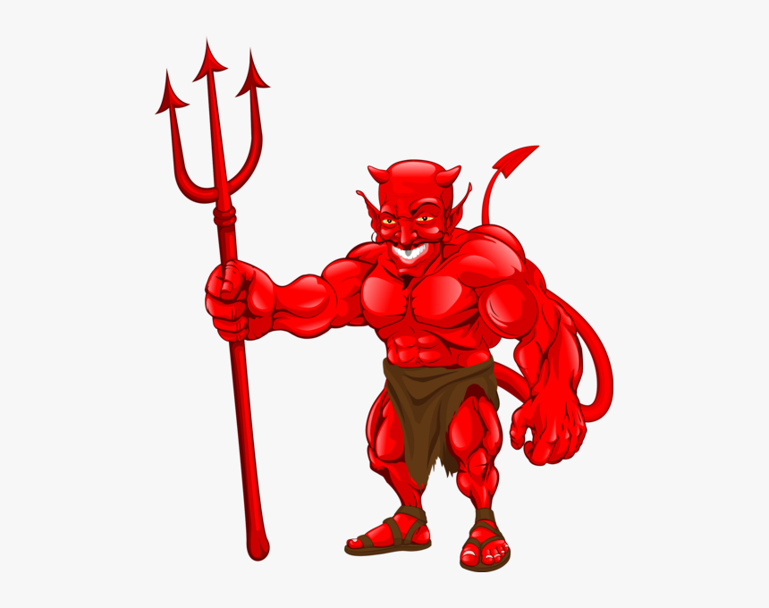 Transparent Demon Png - Devil Holding Sign, Png Download, Free Download