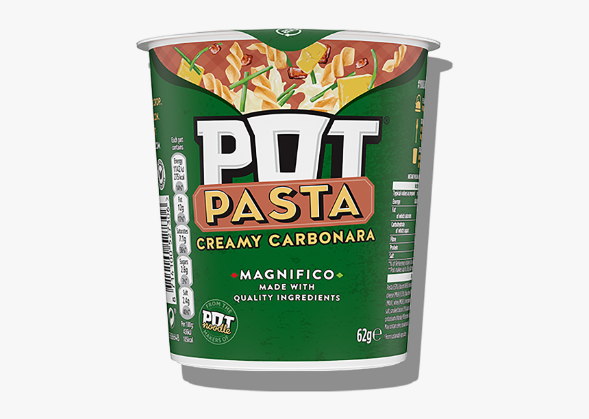 Pot Pasta Creamy Carbonara - Pot Pasta, HD Png Download, Free Download