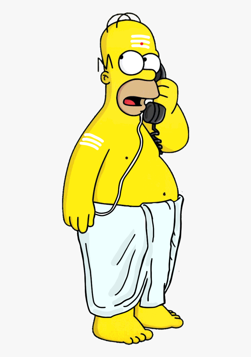 Indian Homer Simpson, HD Png Download, Free Download