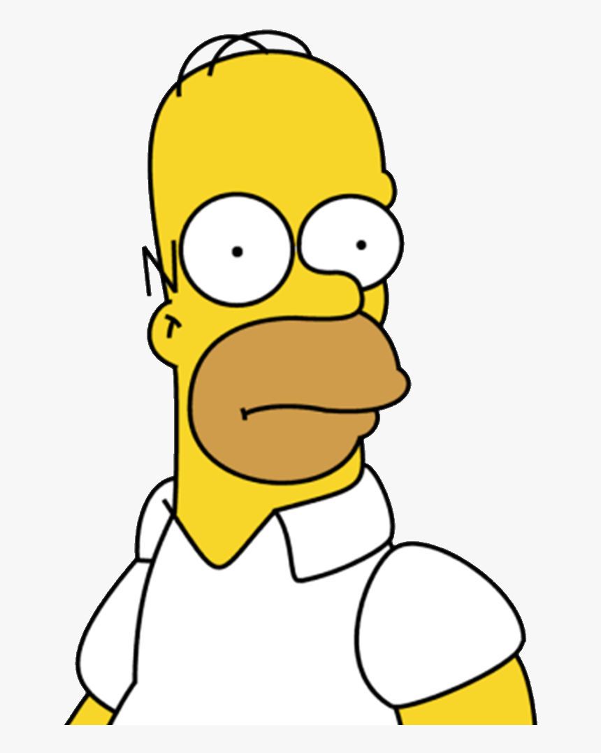 Homer Drawing Simpsons Svg Black And White - Homer Simpson Mouth, HD Png Download, Free Download