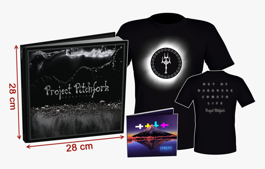 Tourset T-shirt Project Pitchfork "akkretion - Project Pitchfork, HD Png Download, Free Download