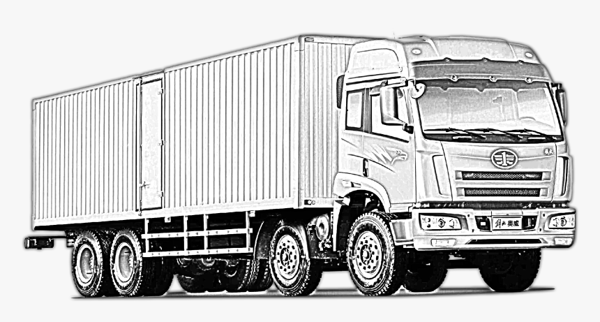 Icon-lorry - Trailer Truck, HD Png Download, Free Download