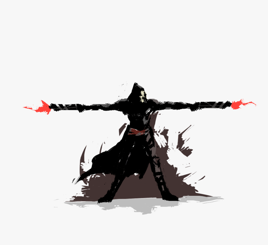 Reaper Mini Overwatch By Kermithermit97 - Fanart Overwatch Reaper Png, Transparent Png, Free Download