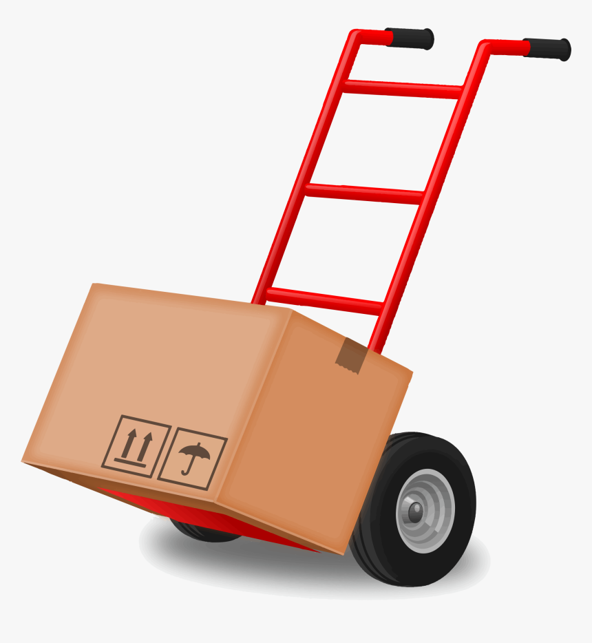 Hand Truck Clip Arts - Hand Truck Png, Transparent Png, Free Download