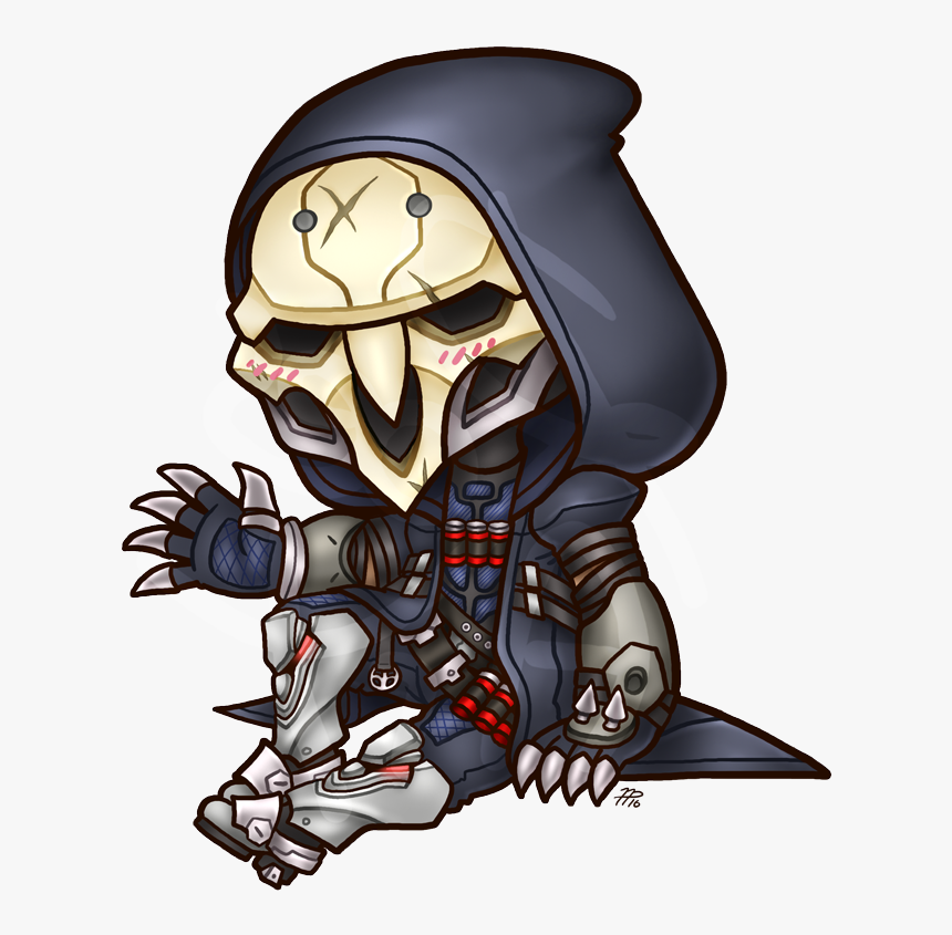 #reaper #overwatch #chibi - Overwatch Chibi Png, Transparent Png, Free Download