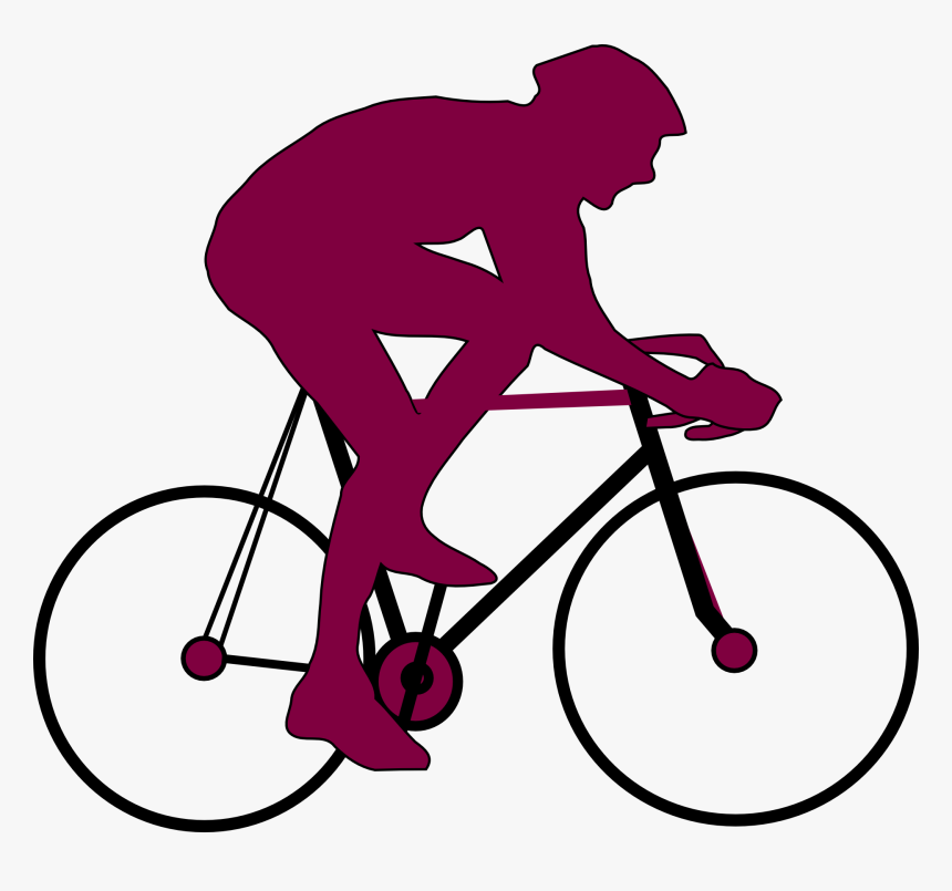 Riding Bicycle Illustration Png, Transparent Png, Free Download