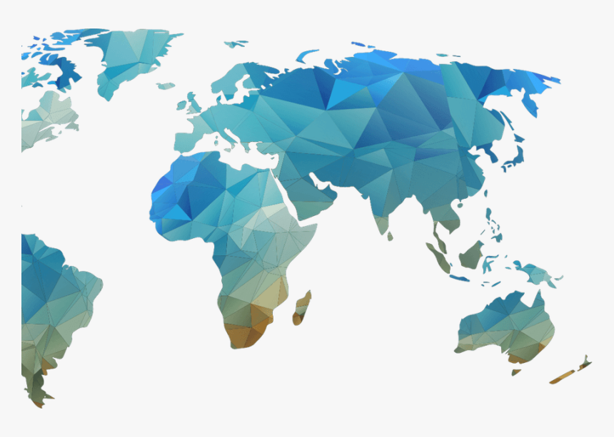 World Map Shape Transparent , Png Download - Creative World Map Png, Png Download, Free Download