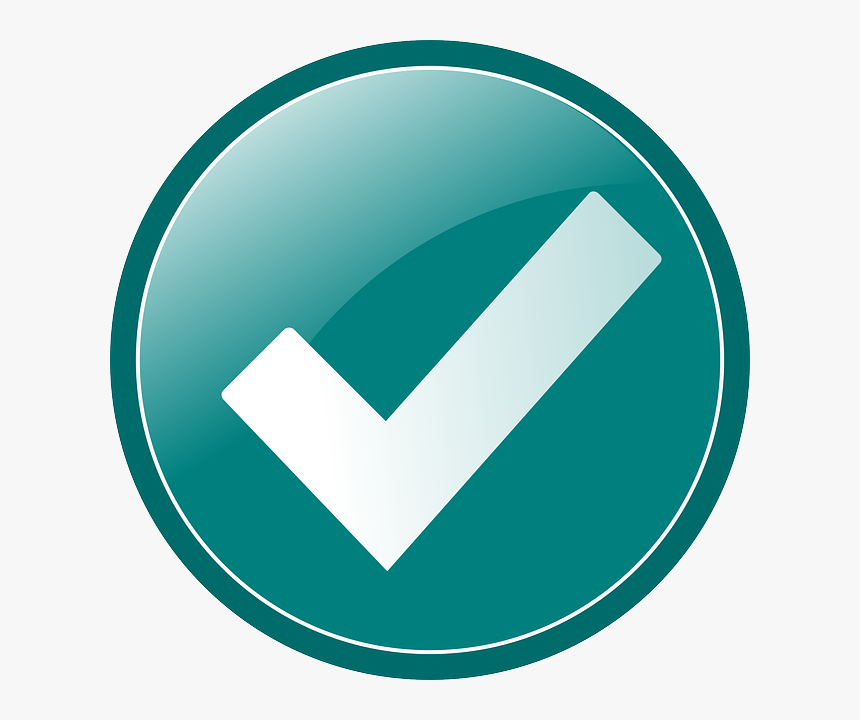 Checkmark, Tick, Check, Yes, Mark, Choice, Teal, Vote - Harbour, HD Png Download, Free Download