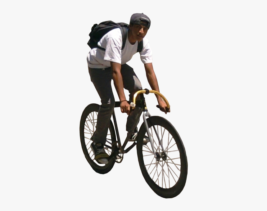 55636 - People On Bicycle Png, Transparent Png, Free Download