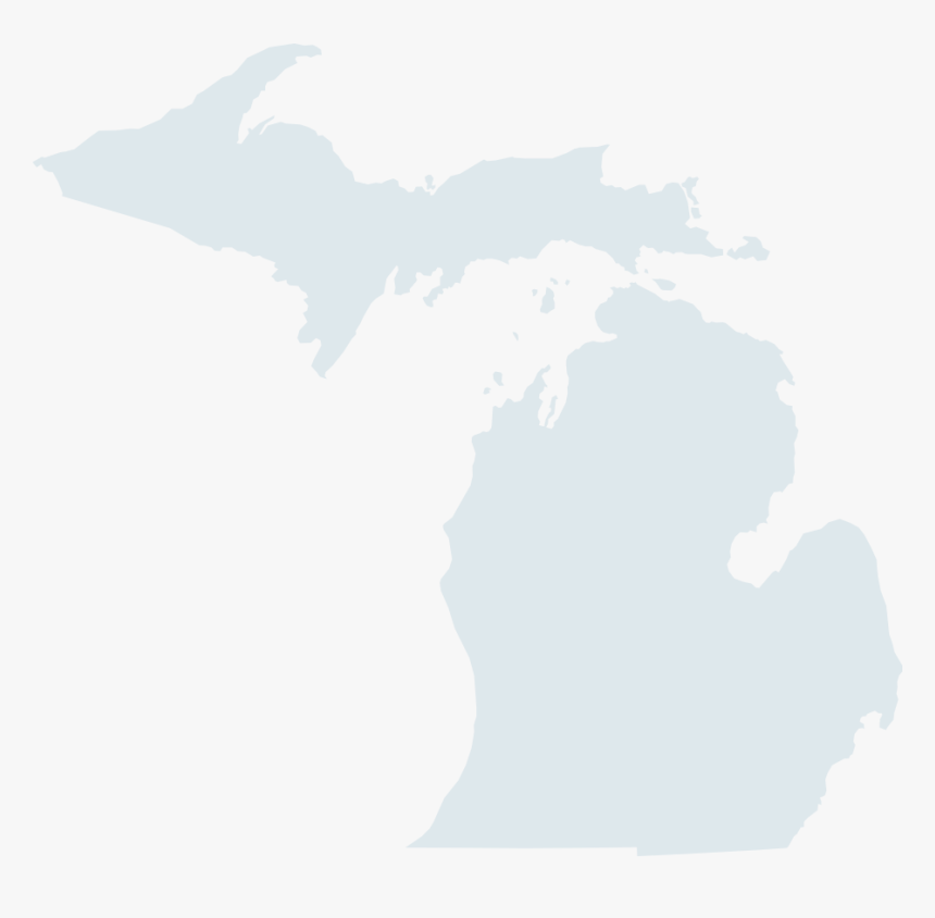 Transparent Michigan Map Clipart - State Of Michigan No Background, HD Png Download, Free Download