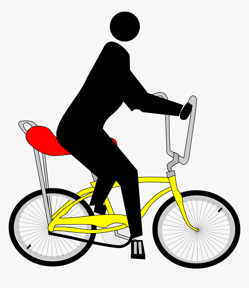 Bicycle,racing Bicycle,yellow - Clip Art, HD Png Download, Free Download