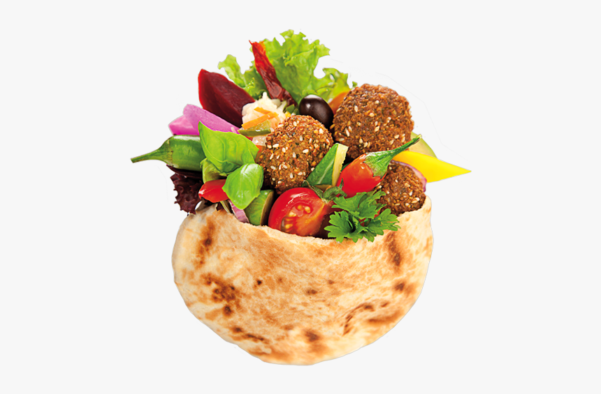 Food,vegan Nutrition,sandwich Wrap,appetizer,finger - Falafel Png, Transparent Png, Free Download