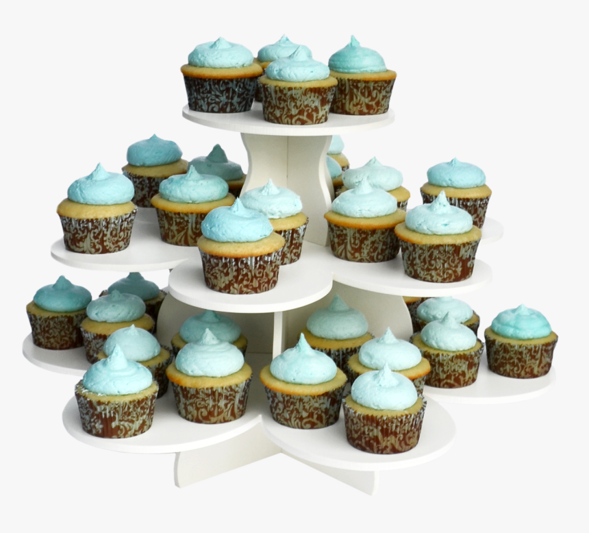 Flower Cupcake Stand - It's A Boy Cupcakes, HD Png Download, Free Download