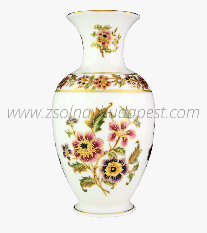 Flower Vase With 18k Gold / Vases And Plant Pots - Vase, HD Png Download, Free Download