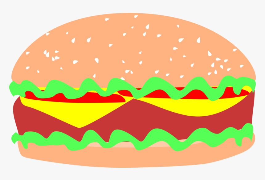 Vegan Hamburger - Inkscape Sandwich, HD Png Download, Free Download