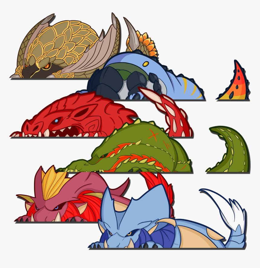 Image Of Monster Hunter Series 2 Peekers - Cartoon, HD Png Download, Free Download