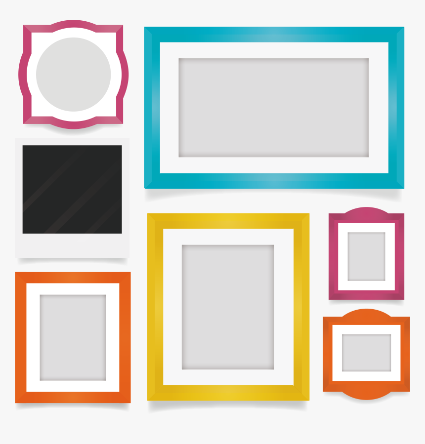 Picture Flat Frame Design Film Exquisite Clipart - Album Photo Frame Design Png, Transparent Png, Free Download