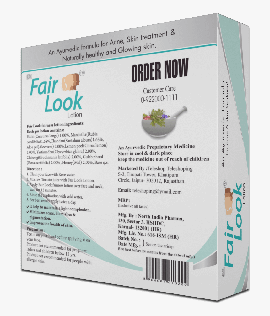 Fair Look Lotion - Fair Look Face Wash Price, HD Png Download, Free Download