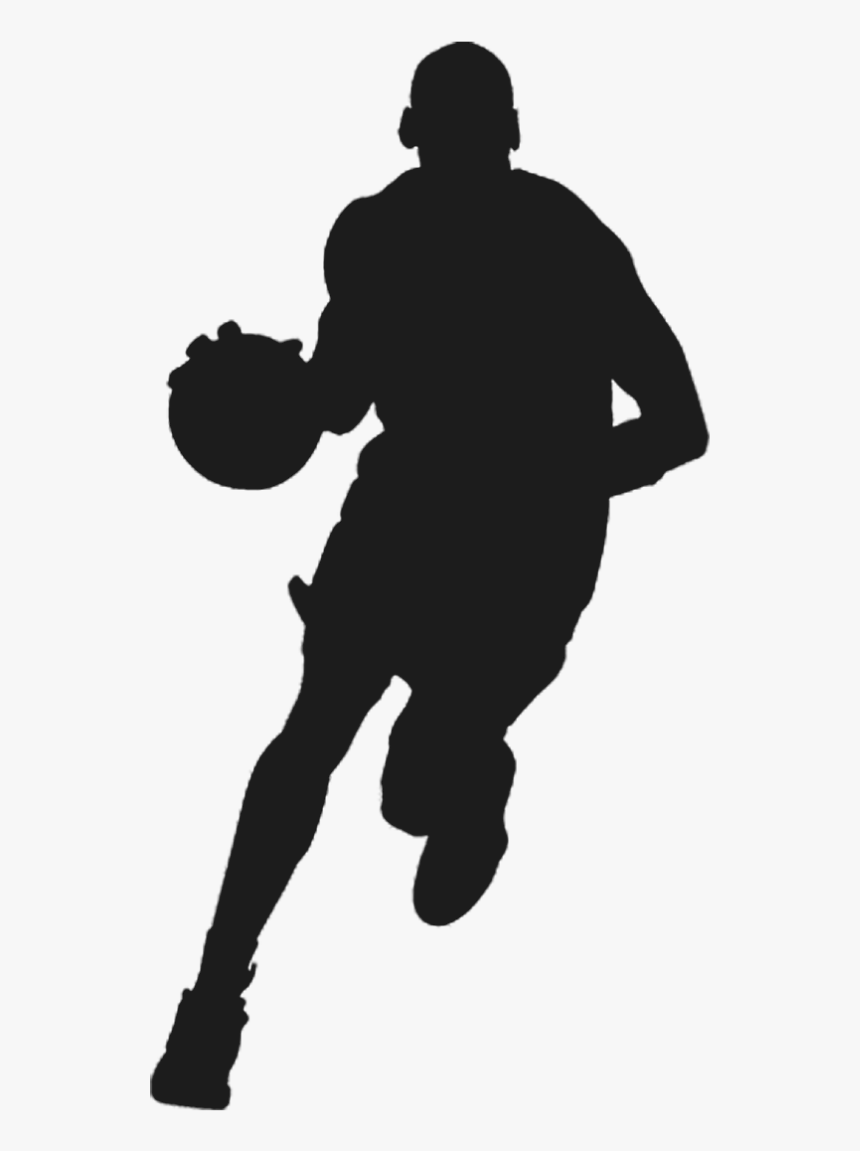 Basket Ball Vector Png - Basketball Player Silhouette Photography, Transparent Png, Free Download
