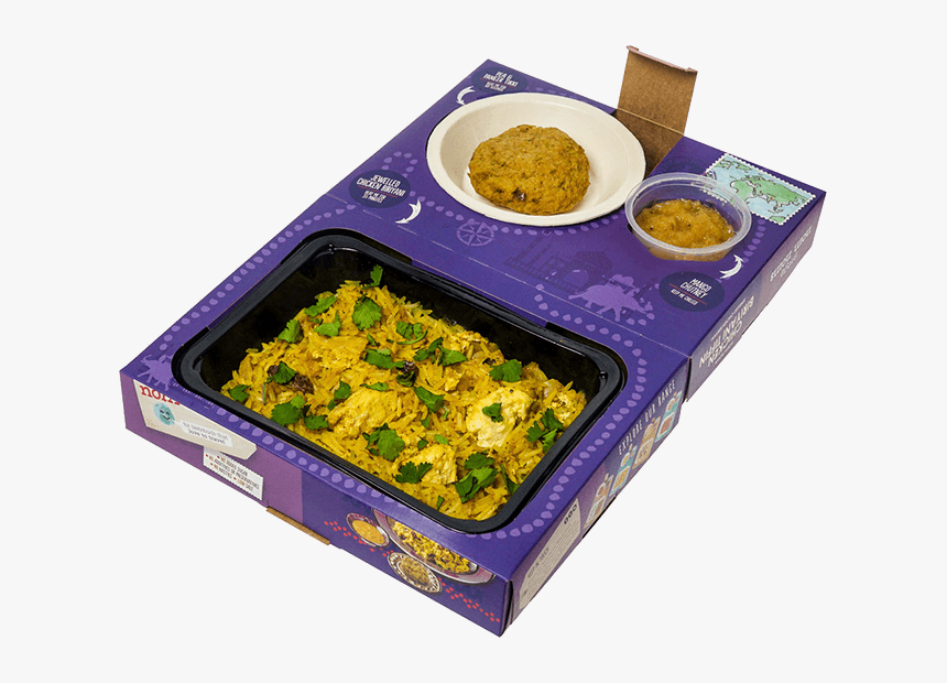 North Indian Chicken Biriyani Tiffin - Spiced Rice, HD Png Download, Free Download