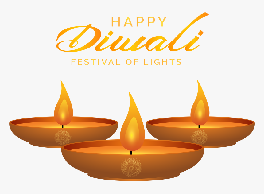Clip Art Happy Diwali Images - Shubh Diwali Diya Png, Transparent Png, Free Download