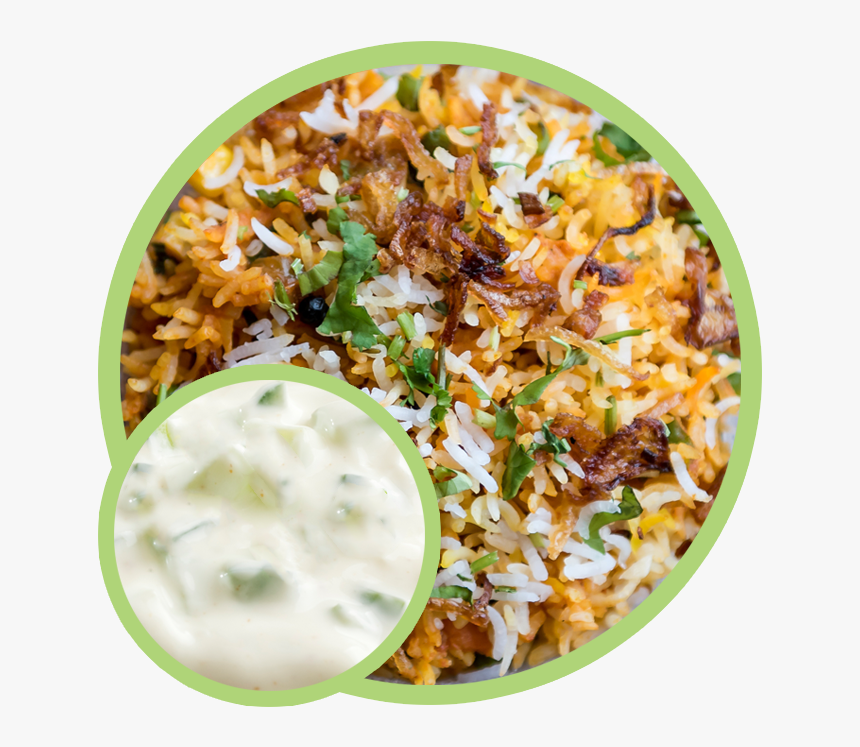 Veg Biryani With Raita, HD Png Download, Free Download