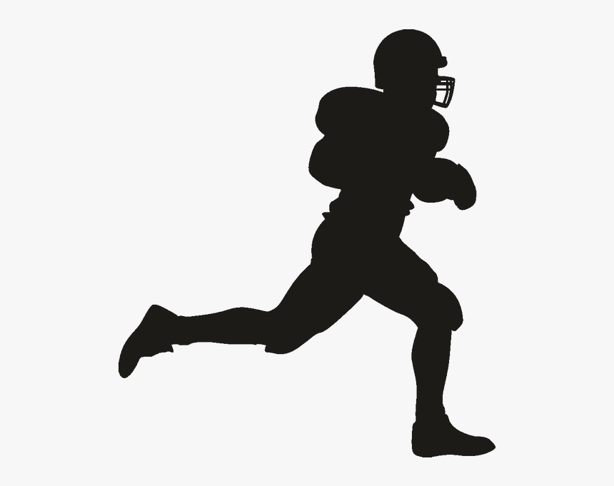 Football Player Silhouette Clip Art - American Football Player Silhouette, HD Png Download, Free Download
