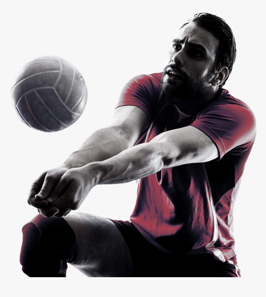 Transparent Mean Football Player Clipart - Volleyball Player, HD Png Download, Free Download