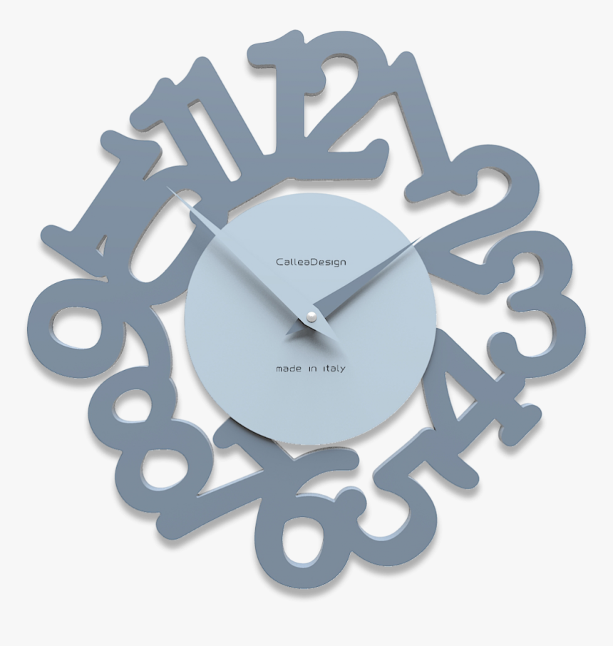 Picture Of Callea Design Modern Wall Clock Mat Mid - Red Kitchen Clock Transparent, HD Png Download, Free Download