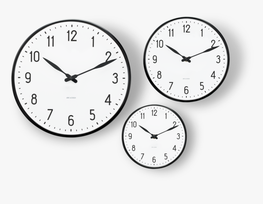 Arne Jacobsen Station Wall Clock, HD Png Download, Free Download