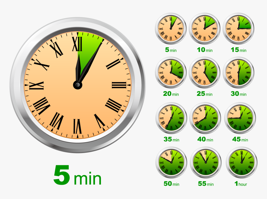 Clock Stopwatch Timer - Clock Icon Timer 15 Minutes, HD Png Download, Free Download