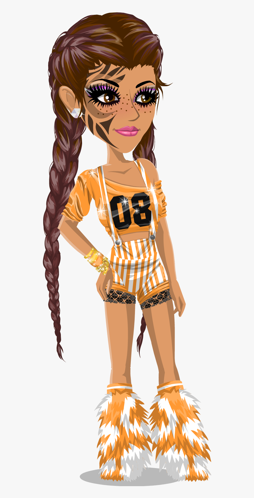 Clip Art Msp Girl - Movie Star Planet Png, Transparent Png, Free Download