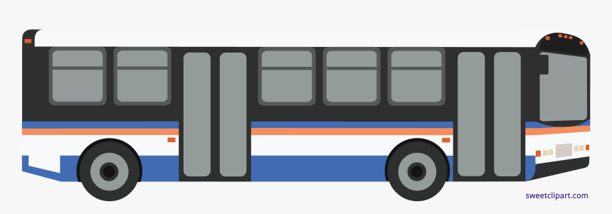 Bus Public Transit Clipart - City Bus Clipart, HD Png Download, Free Download