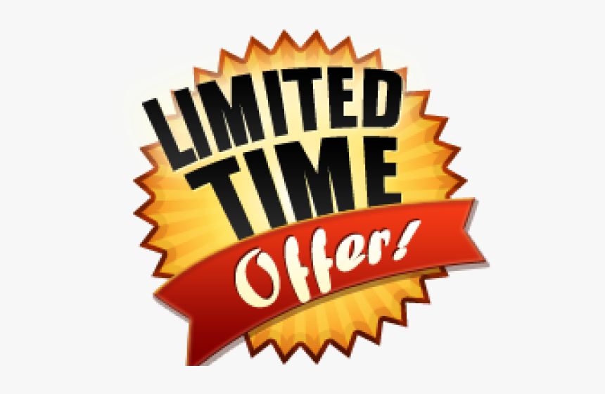 Limited Offer Png Transparent Images - Limited Time Only Png, Png Download, Free Download