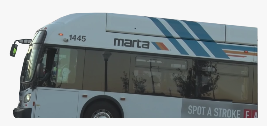 Marta Bus Png - Georgia Dome Implosion Bus, Transparent Png, Free Download