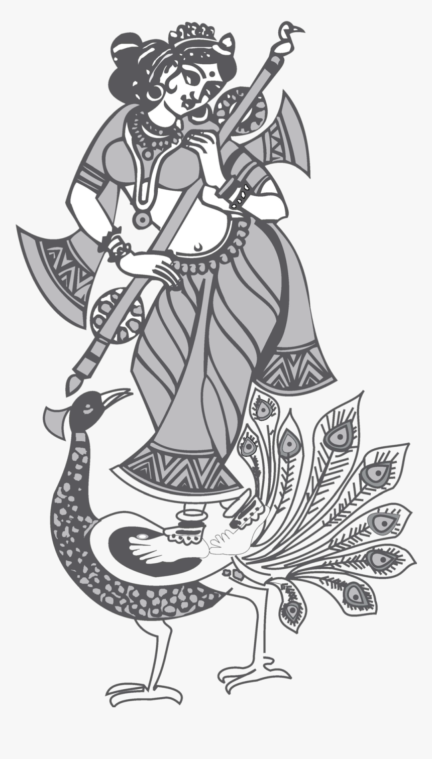 Saraswati Image - Illustration, HD Png Download, Free Download