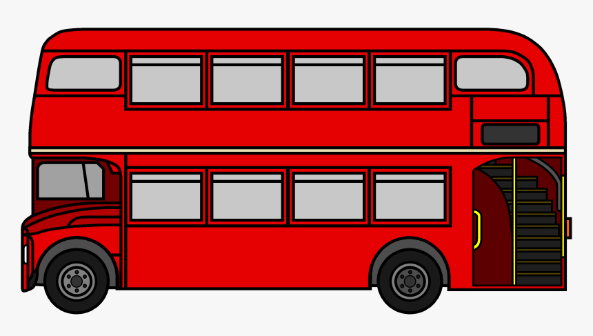 London Double Decker Bus Png Clipart - Double Decker Bus London Clipart, Transparent Png, Free Download