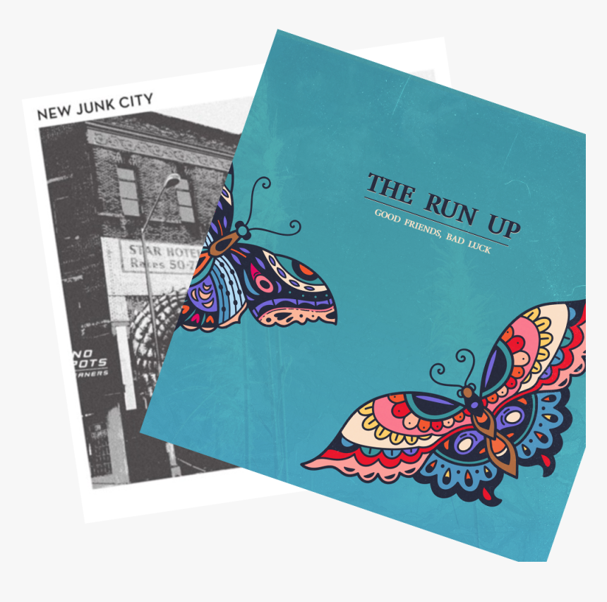 The Run Up And New Junk City Limited Release Vinyls - Swallowtail Butterfly, HD Png Download, Free Download