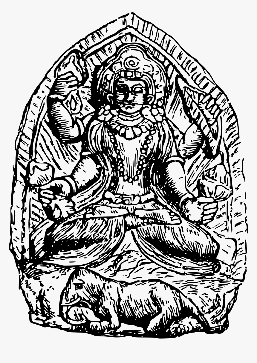 Hindu Clipart Hindu God - Versace Clipart Line, HD Png Download, Free Download