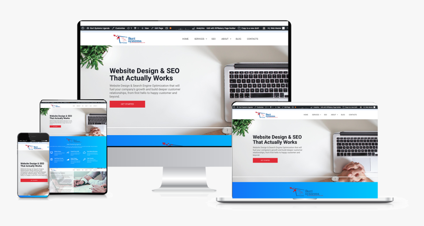 Responsive Website Design - Mẫu Thiết Kế Website Đẹp Chuẩn Seo, HD Png Download, Free Download