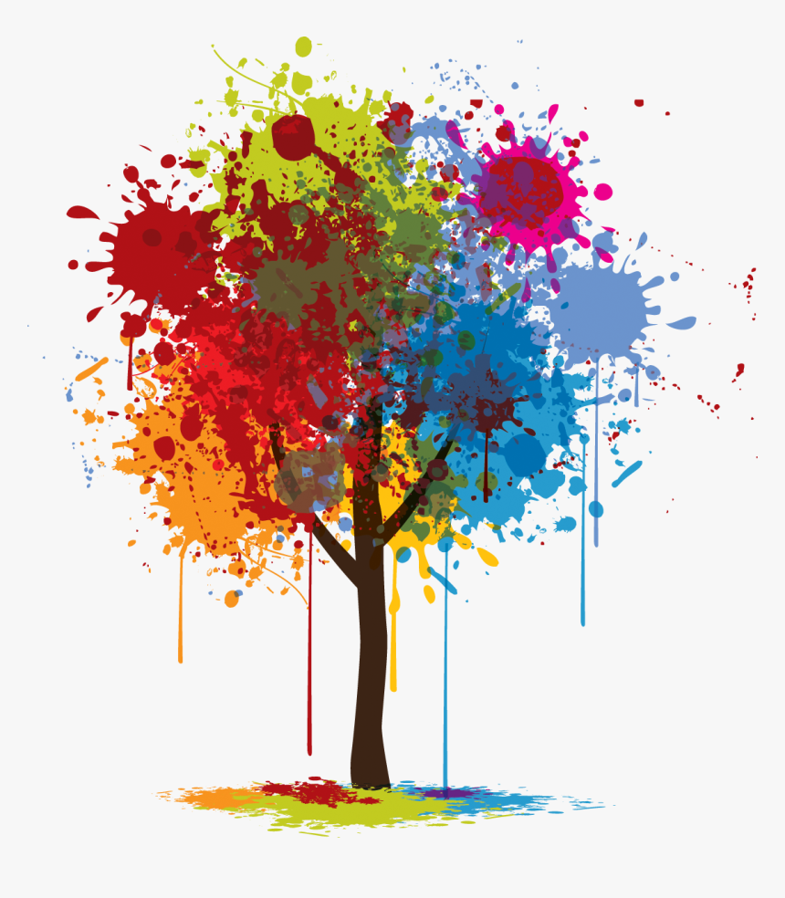 Graphic Design Art Tree, HD Png Download, Free Download