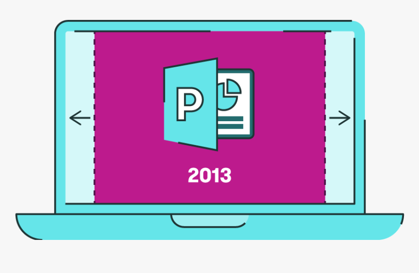 Powerpoint 2013 Widescreen By Default - Display Device, HD Png Download, Free Download