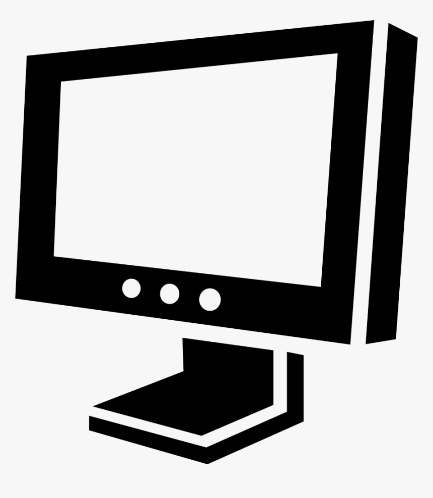 Widescreen Monitor In Perspective - Monitor En Perspectiva, HD Png Download, Free Download