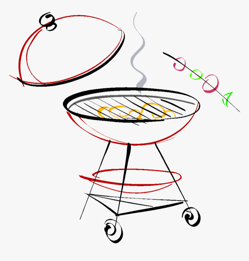 Bbq Drawing Png, Transparent Png, Free Download