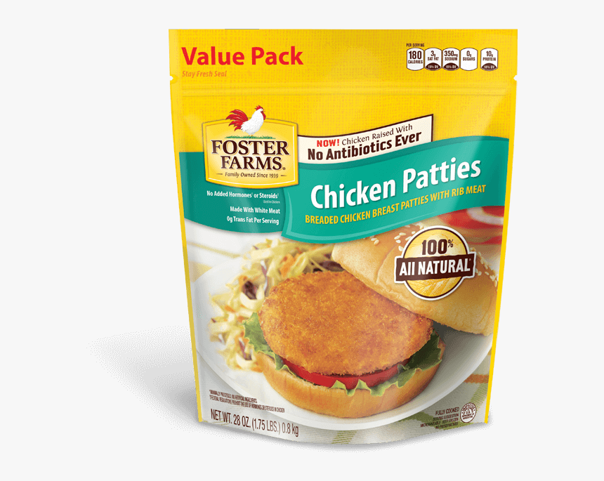 Chicken Patties - Foster Farms Chicken Nuggets, HD Png Download, Free Download