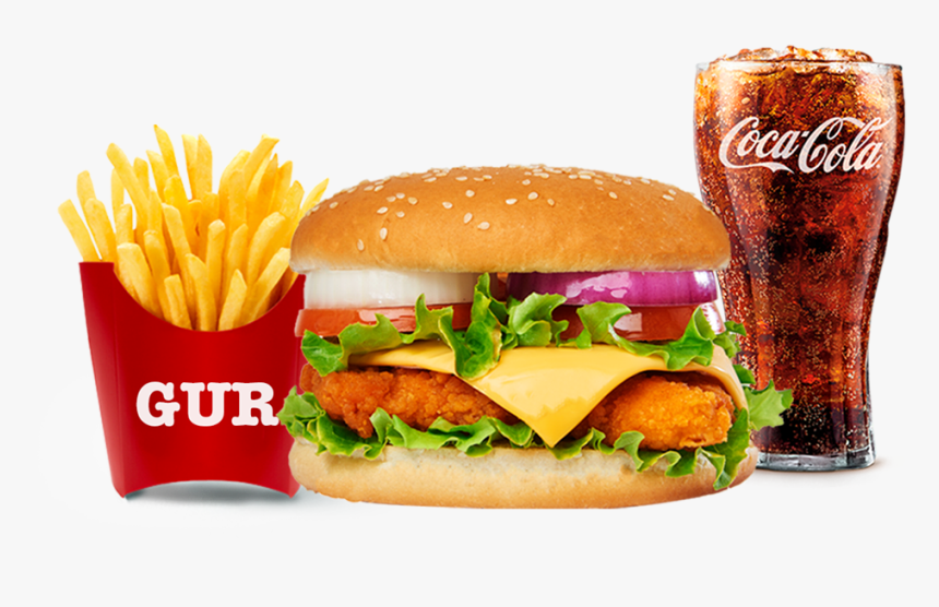 Burger King With Cola, HD Png Download, Free Download