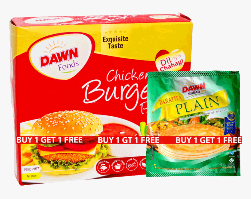 Buy Dawn Chicken Burger Patties 992 Gm And Get Plain, HD Png Download, Free Download