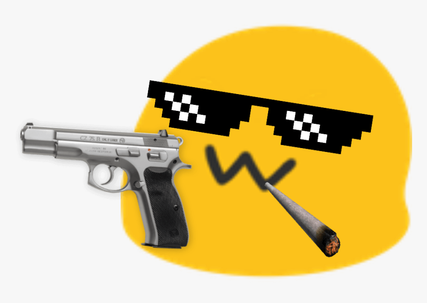 Gangstablob Discord Emoji - Cz 75 Nickel, HD Png Download, Free Download